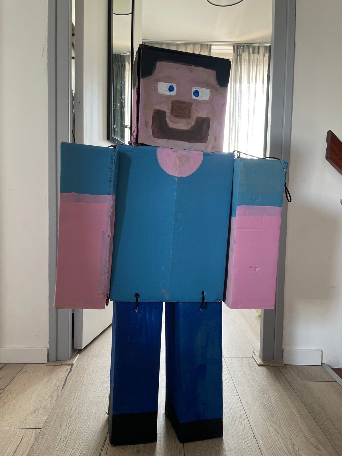 Minecraft Steve surprise - Handgemaakt, Ophalen