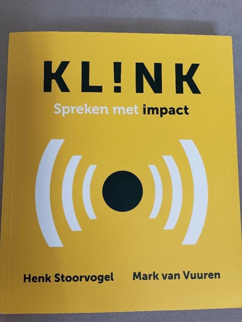 Klink - Stoorvogel, Ophalen of Verzenden, Beta, Zo goed als nieuw, HBO