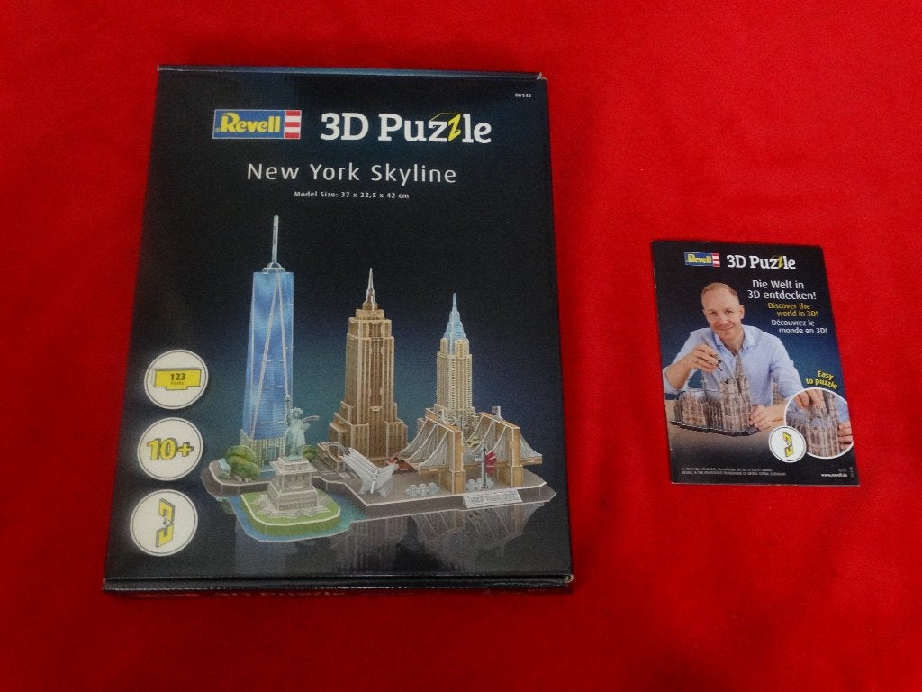 Puzzel 3D New York Skyline Model size 37 x 22,5 x42cm, Ophalen, Minder dan 500 stukjes, Nieuw, Rubik's of 3D-puzzel