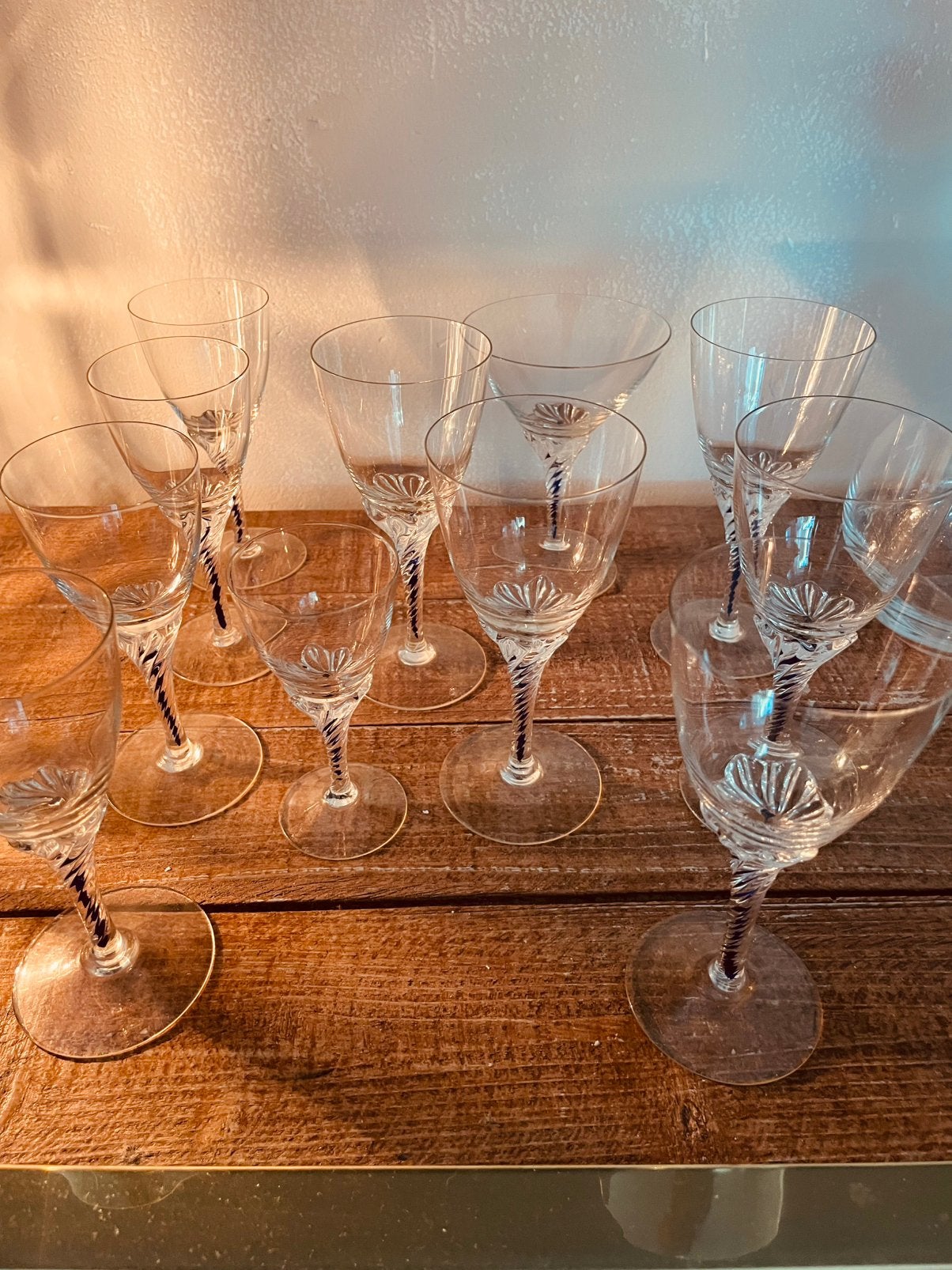 11Vintage Kristal glaasjes, Ophalen