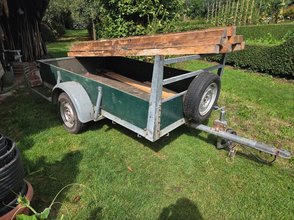 Aanhangwagen opknapper, Ophalen, Gebruikt
