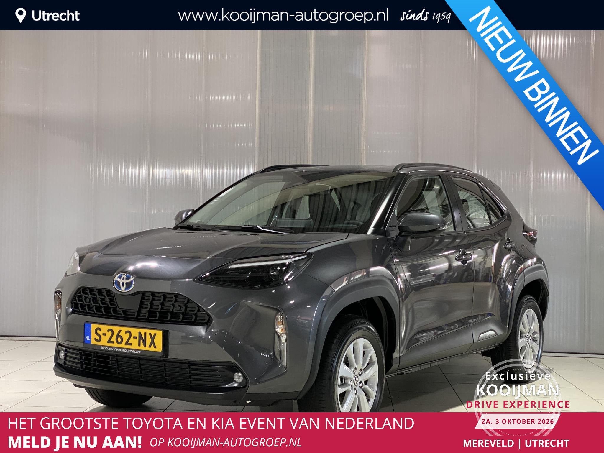 Toyota Yaris Cross 1.5 Hybrid Active Stoelverwarming, Parkee, Dealer onderhouden, Stof, Gebruikt, 116 pk