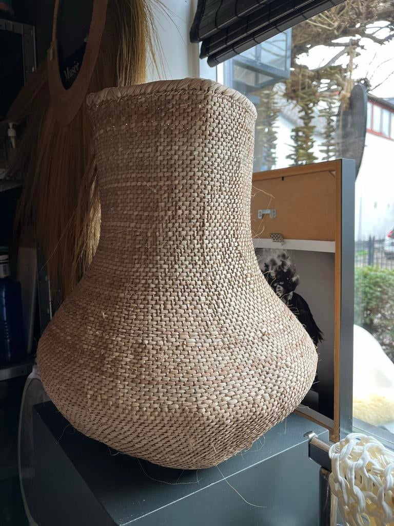 Gevlochten vaas /object van zeegras, Ophalen, Overige materialen, Overige kleuren, Nieuw