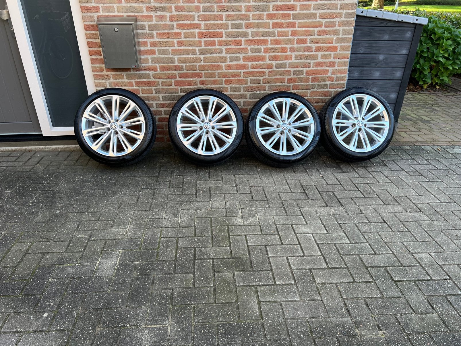 Originele  VW verona velgen 19 inch, Gebruikt, Banden en Velgen, 235 mm, Personenwagen