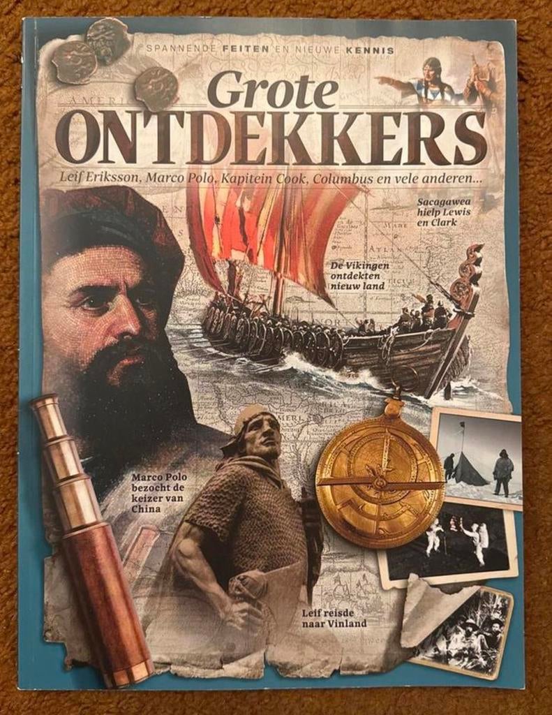 Grote Ontdekkers - spannende feiten en kennis tijdschrift, Ophalen of Verzenden