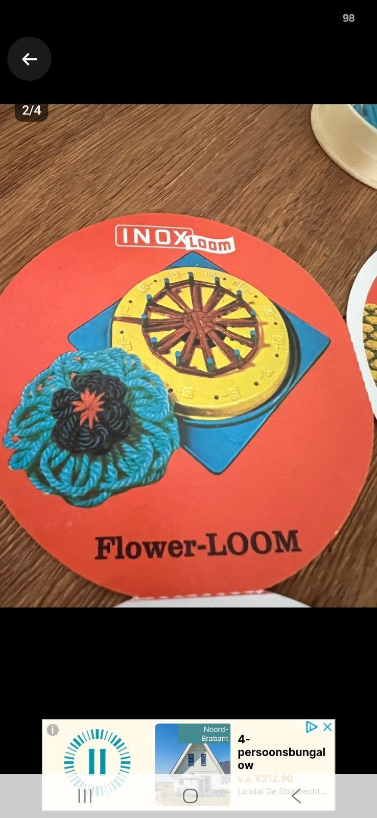 flower loom is met wol bloemen maken, Ophalen of Verzenden, Breien of Haken, Wol of Garen