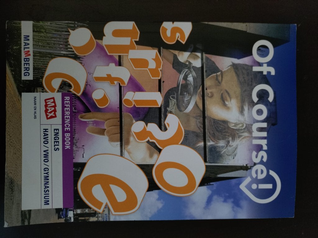 ENGELS OF COURSE HAVO-VWO-GYM - 4 VWO+reference, Boeken, Verzenden, Gelezen, VWO, Engels