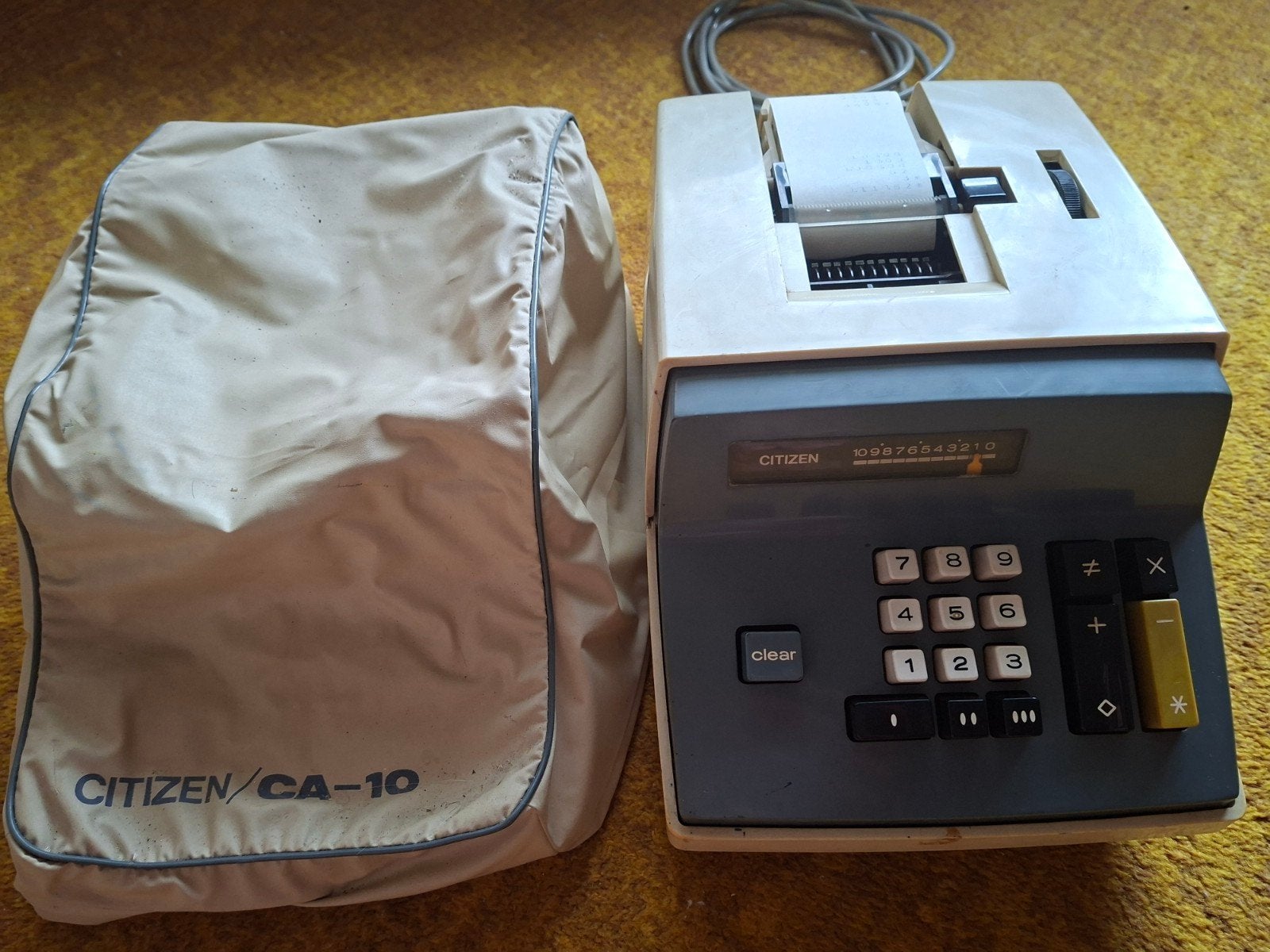 Citizen CA-10 telmachine, Ophalen, Gebruikt