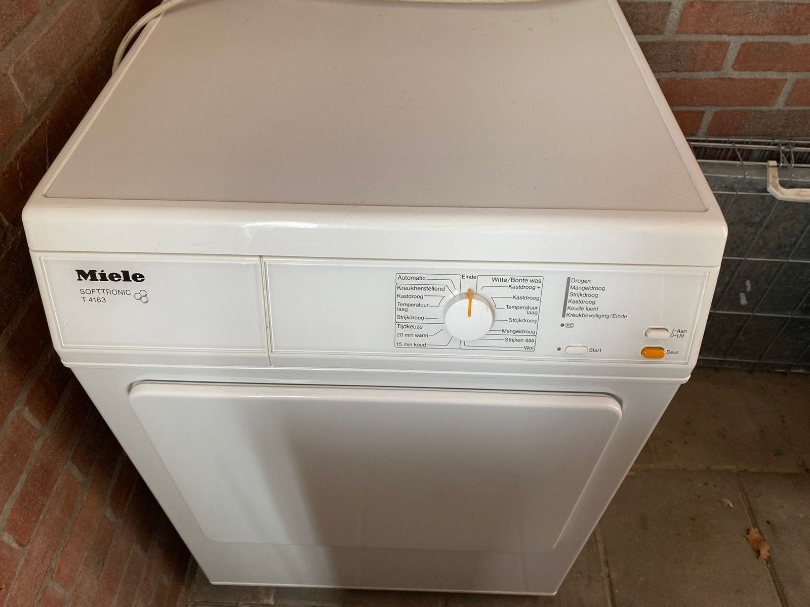 Miele Softtronic T 4163 Wasdroger, Witgoed en Apparatuur, Wasdrogers, Ophalen, 6 tot 8 kg, Gebruikt, Luchtafvoer