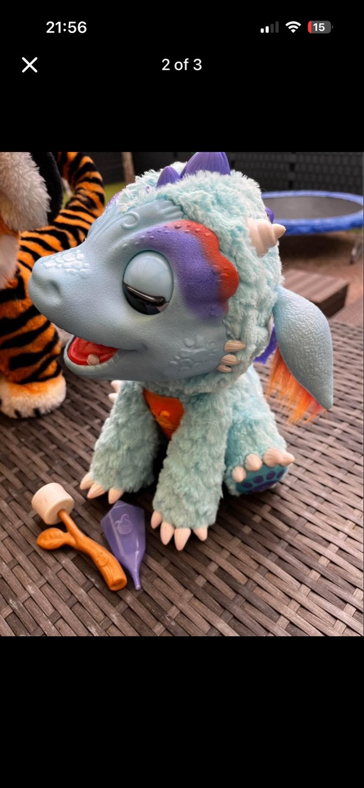 FurReal Torch Mijn Vuurspuwende Draakje - Interactieve knuff, Ophalen, Zo goed als nieuw, Jongen of Meisje