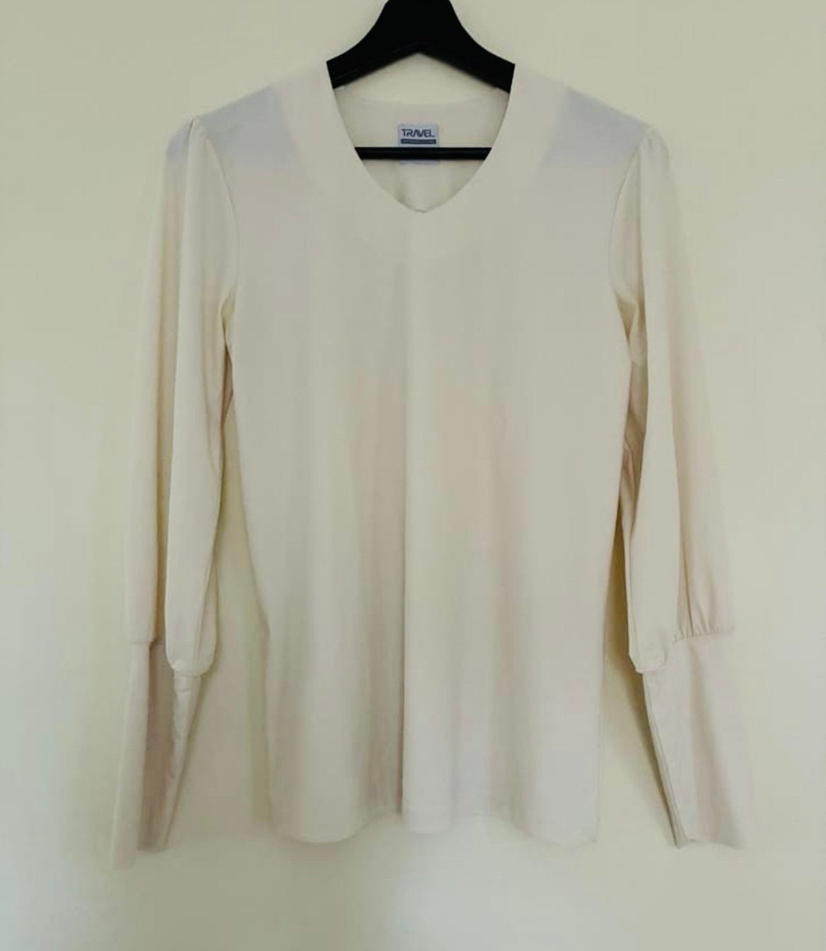 Top met lange mouw ( Maicazz ), Kleding | Dames, Ophalen of Verzenden, Zo goed als nieuw, Beige, Lange mouw