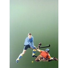 4 lithos " Hockey  "van 4 kunstenaars , samen € 60, Ophalen of Verzenden, Nieuw, Stick