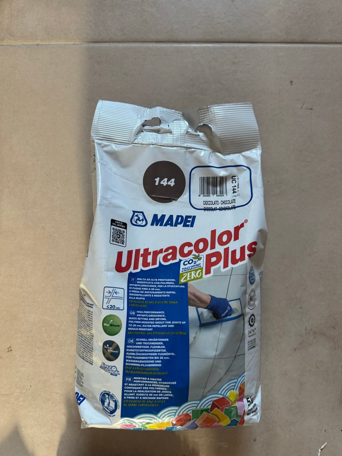 Mapei Ultracolor Plus Voegmiddel Bruin/Chocola 5kg, Overige typen, Nieuw, 10 m² of meer, Overige materialen