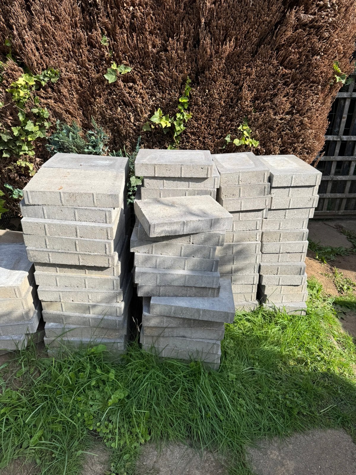 Betonnen tegels, Ophalen, Gebruikt, Beton, Terrastegels