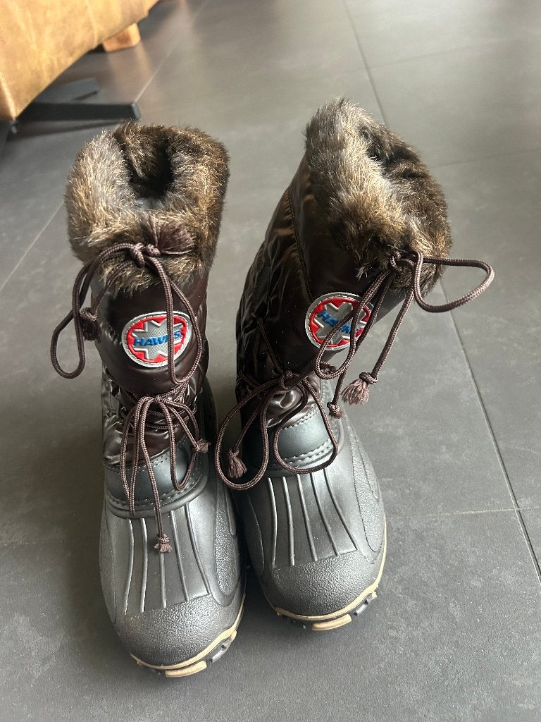 Hawks snowboots bruin, Kleding | Dames, Schoenen, Ophalen of Verzenden, Zo goed als nieuw, Bruin, Snowboots