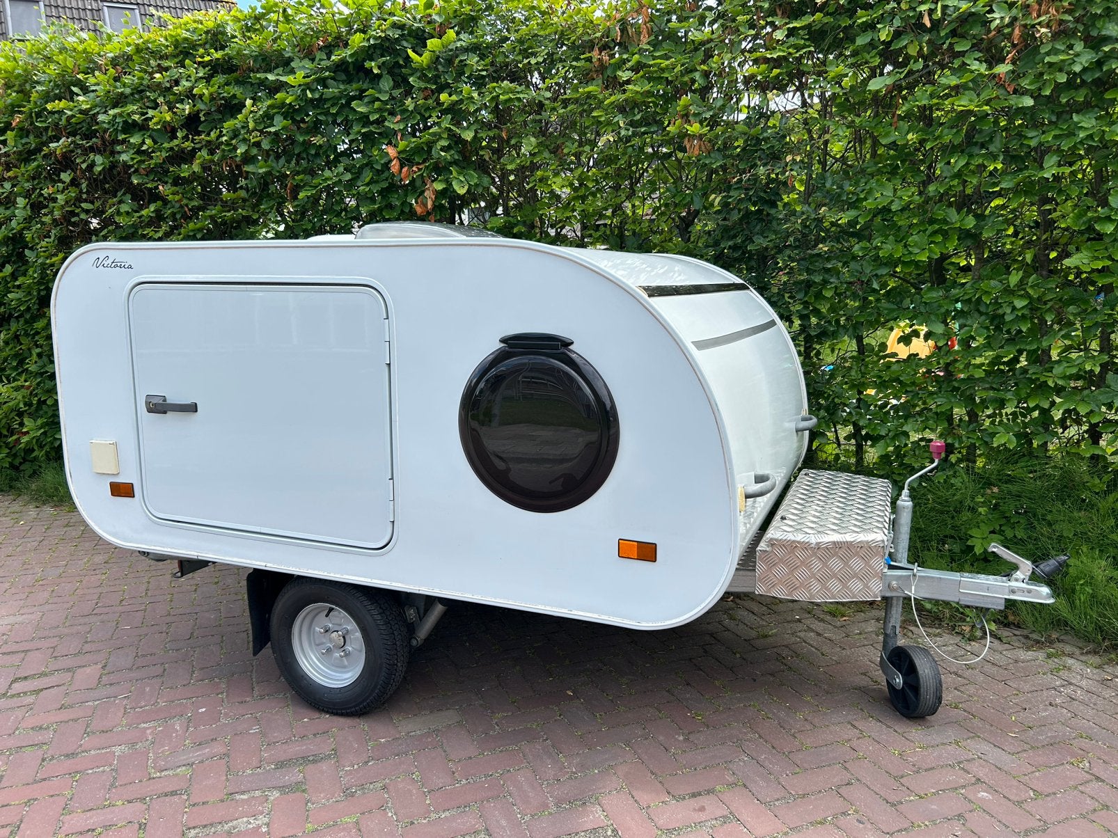 Nette mini / teardrop / micro caravan, 225 kg! Uniek !, Caravans en Kamperen, Caravans, Bedrijf, tot en met 2, tot 500 kg, Overige