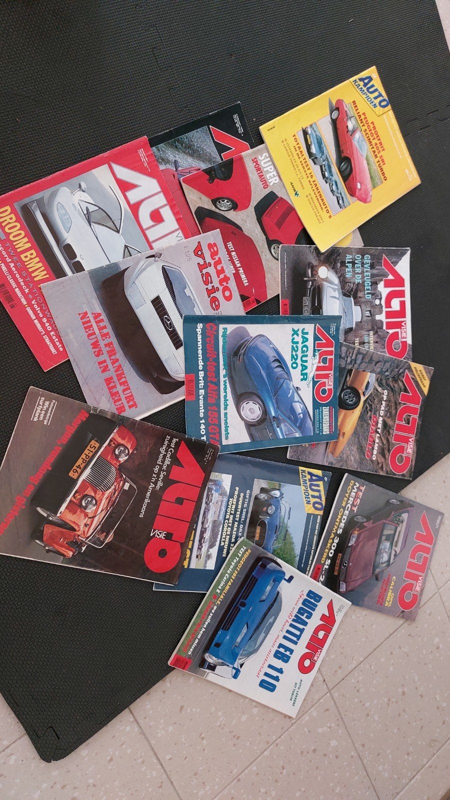 Collectie oude Auto Visie en Autokampioen Magazines, Ophalen of Verzenden, Gelezen, Overige typen