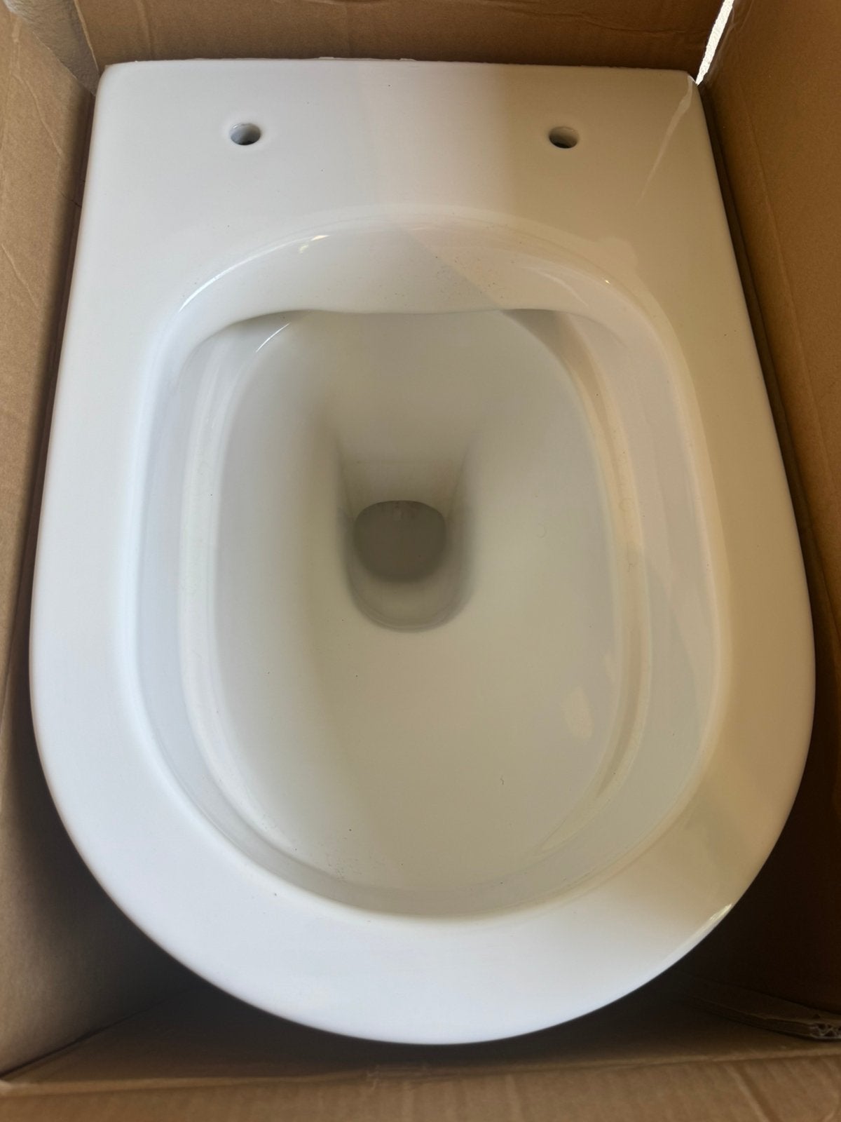 Wc toilet Swirl diepspoel rimless wit hoogglans, Ophalen, Nieuw, Toilet