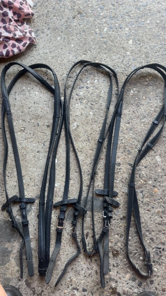 Teugels zwart, Ophalen of Verzenden, Antislip, Horsegear, Zwart