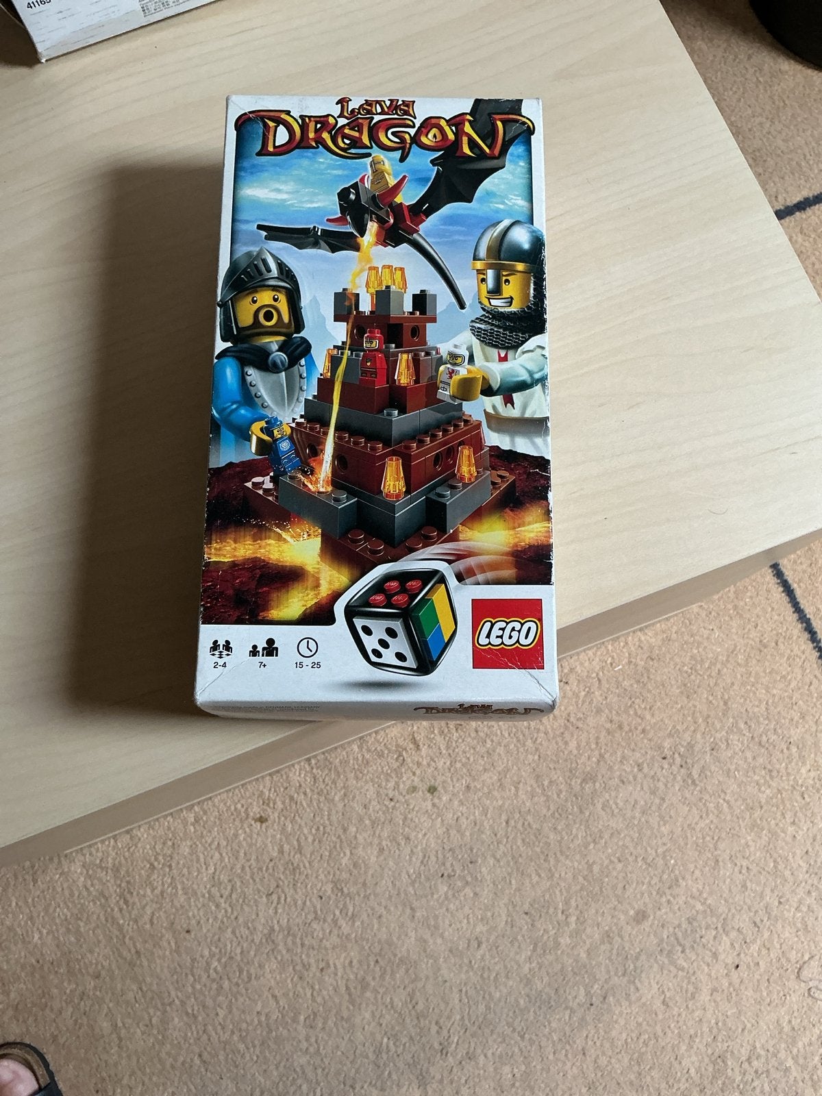 LEGO Games 3838 Lava Dragon Bordspel, Drie of vier spelers, Ophalen, Gebruikt