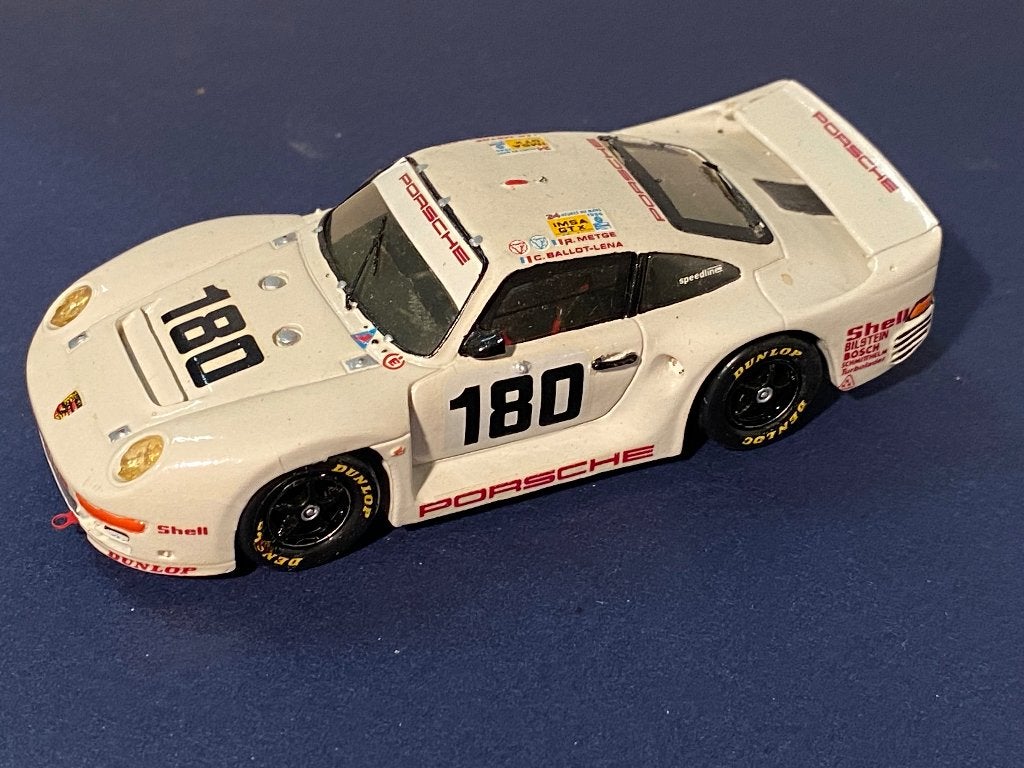 Porsche 961 Le Mans Starterkit 1:43, Ophalen of Verzenden, Gebruikt, Auto, Overige merken
