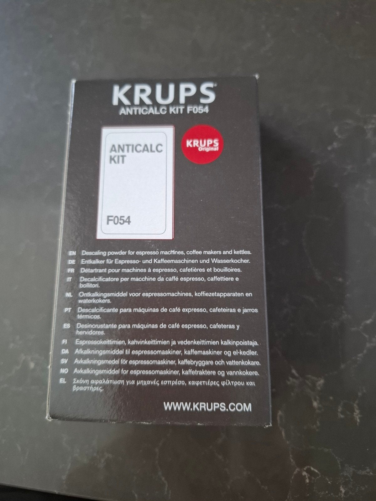 Krups Anticalc Kit F054 Ontkalkingsmiddel (10 stuks), Ophalen of Verzenden, Nieuw
