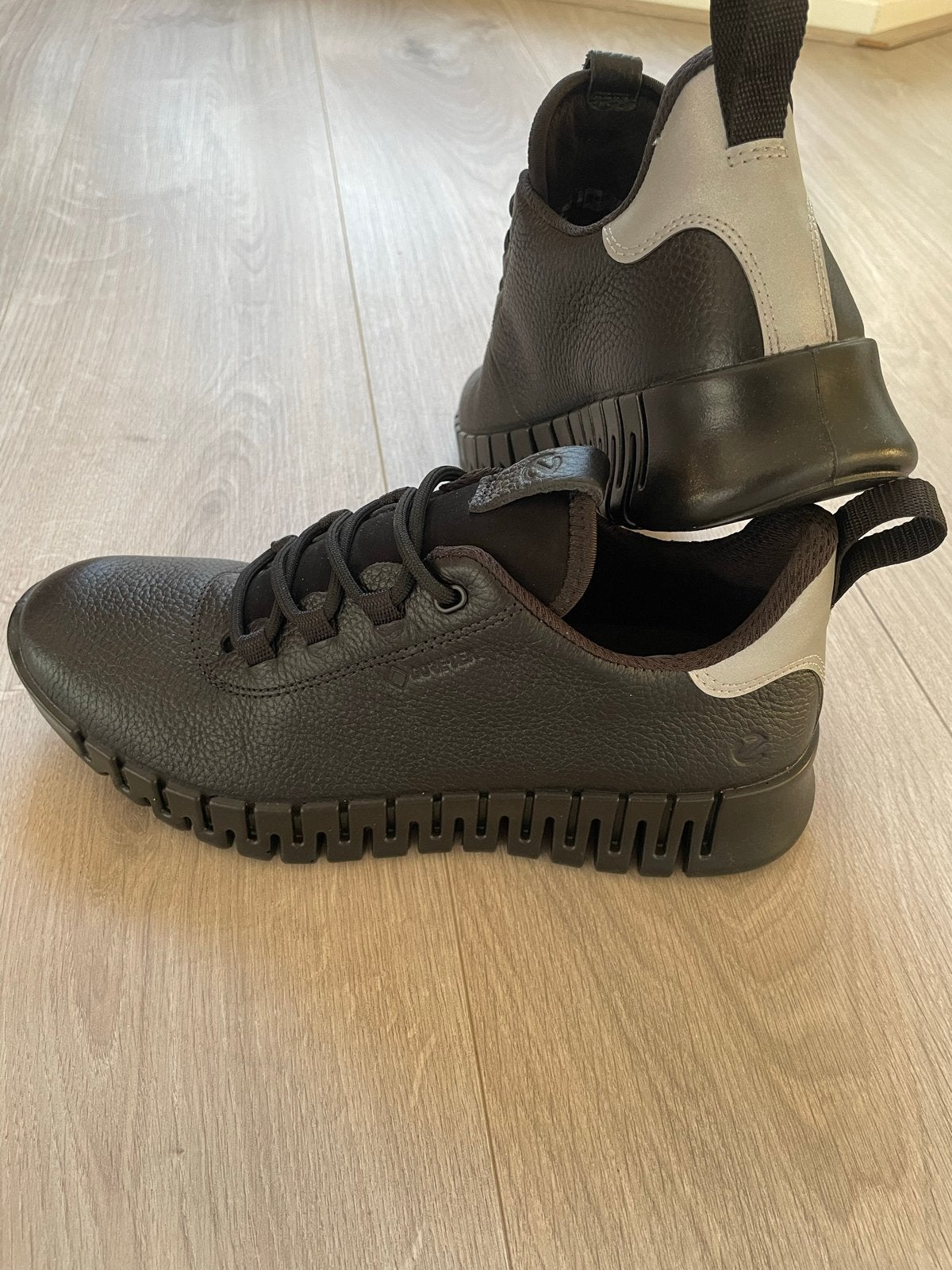 Nieuwe ECCO Gruuv dames leren sneaker Gore-Tex, maat 38, Ophalen of Verzenden, Nieuw, Zwart, Sneakers of Gympen