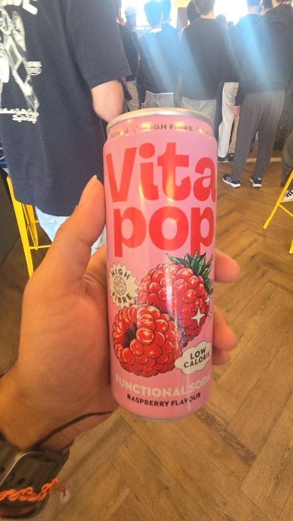 Vita Pop Raspberry Flavour Functional Soda, nieuw, Sport en Fitness, Ophalen, Nieuw, Overige typen