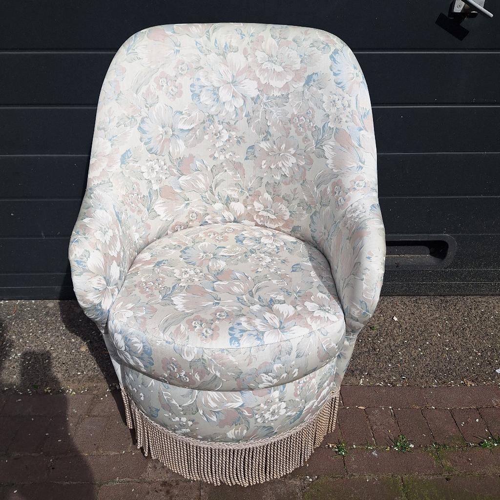 Vintage Fauteuil / Stoel / Boudoir Fauteuil, Ophalen, Minder dan 50 cm, Gebruikt, -