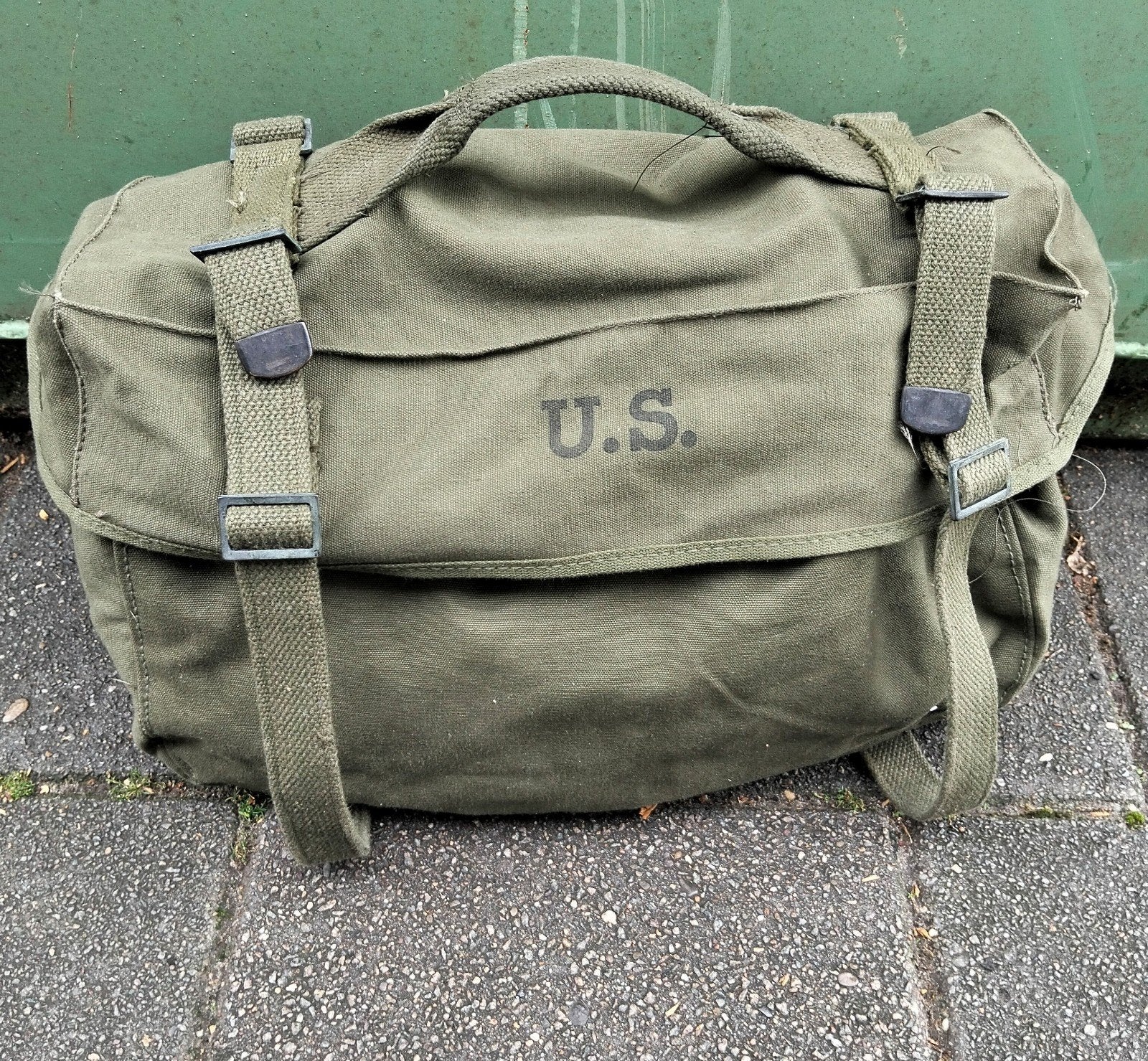 Originele U.S. M-45 Field Cargo Pack uit 1951, Verzamelen, Verzenden, Landmacht, Amerika, Overige typen