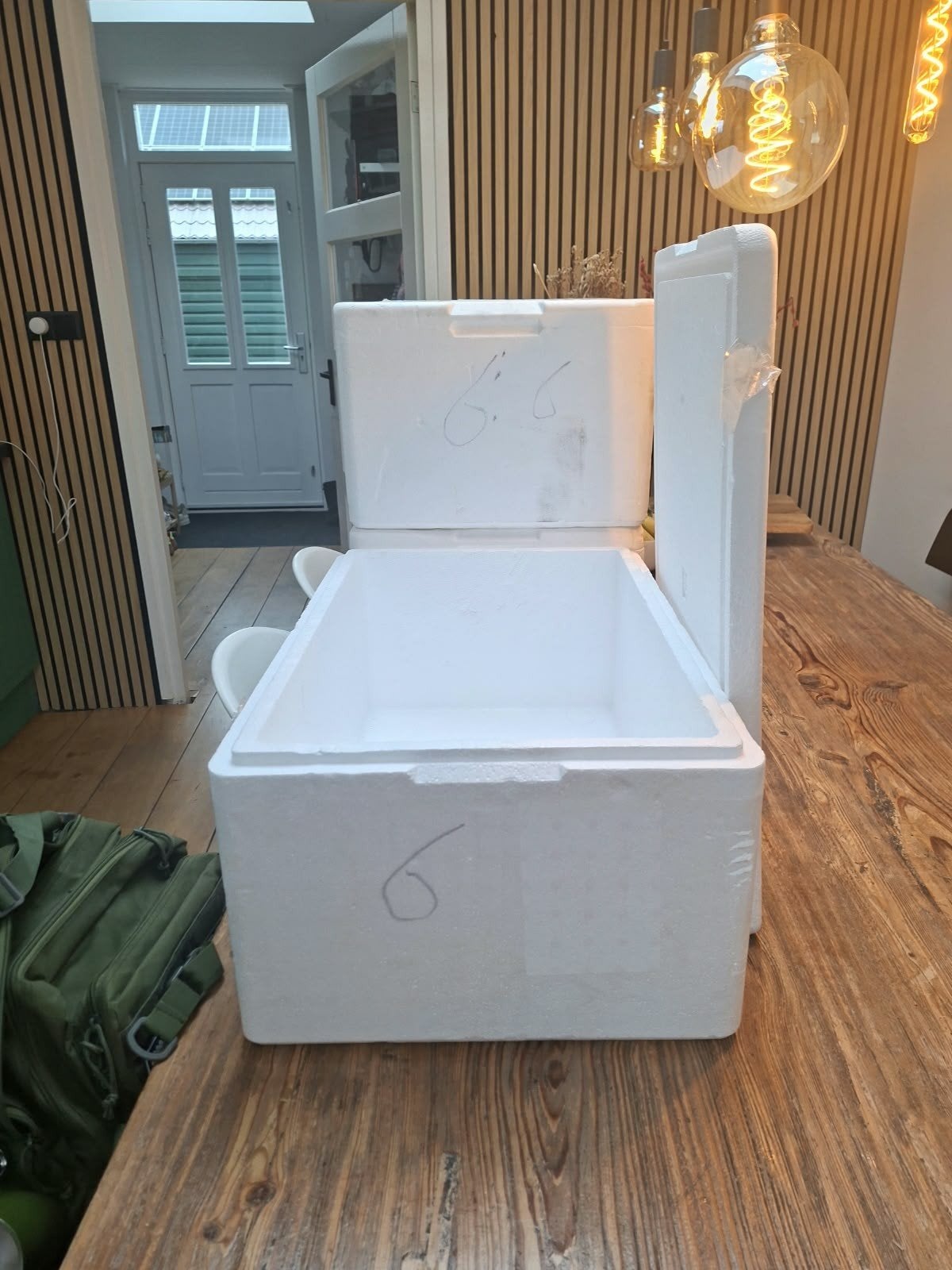 3x Tempex Thermobox, koelbox  42 liter, Ophalen, 40 tot 60 cm, 50 tot 75 cm, Minder dan 35 cm