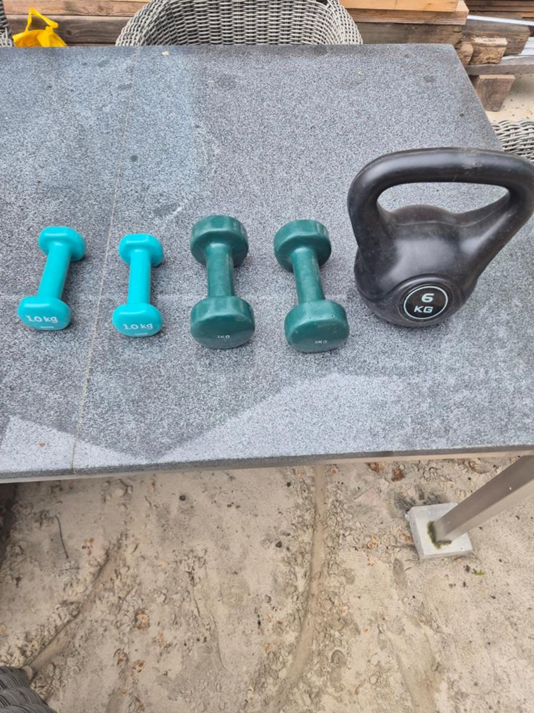 Fitness gewichten te koop, Sport en Fitness, Ophalen, Dumbbell