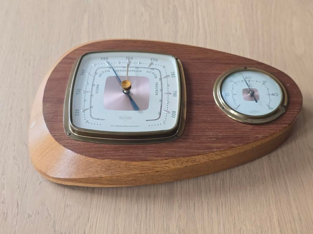 Prachtige antieke maritieme nautische SUNDO barometer €39 !!, Ophalen of Verzenden, Zo goed als nieuw