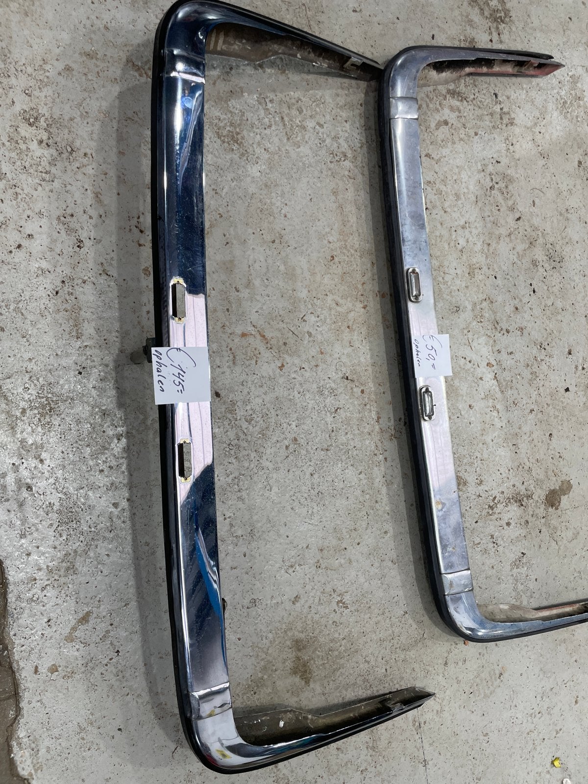 Achterbumper BMW 02 E10 €50,- of  €150,- -, Auto-onderdelen, Carrosserie en Plaatwerk, Ophalen, Gebruikt, Voor, BMW