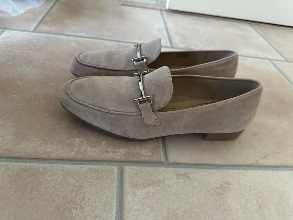 Ara Instappers maat 7.5, Ophalen of Verzenden, Zo goed als nieuw, Beige