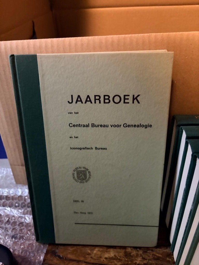 Jaarboeken Centraal Bureau voor Genealogie, Boeken, Ophalen of Verzenden, Gelezen, Geschiedenis en Politiek