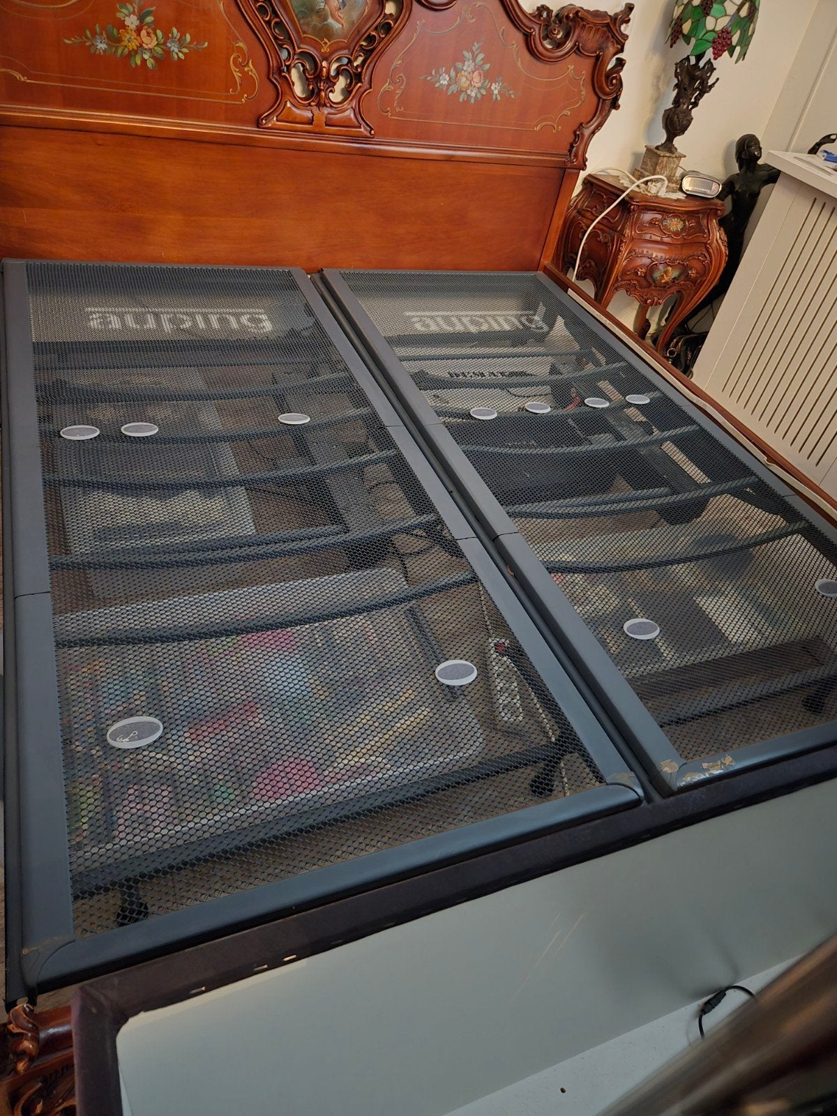Auping Elektrische Bedbodems met Matrassen - 180x200 cm, Ophalen, Tweepersoons, 180 cm, Metaal