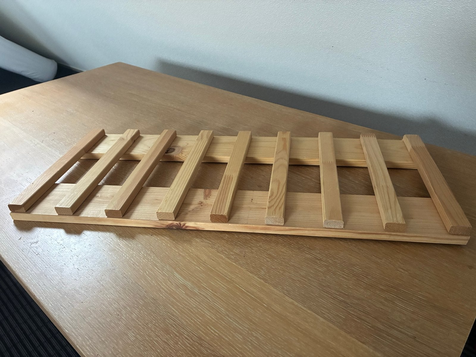 Grenen Wijnrek / Flessenrek HEJNE IKEA 70x28cm, 5 tot 15 flessen, Ophalen of Verzenden, Zo goed als nieuw, 5 – 50