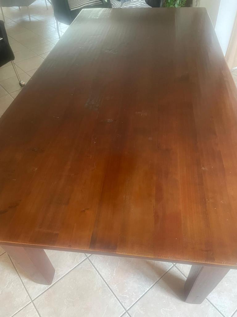 Mooie eet tafel kersenhout, Huis en Inrichting, Tafels | Eettafels, Gebruikt, 200 cm of meer, Vijf personen of meer, Kersenhout
