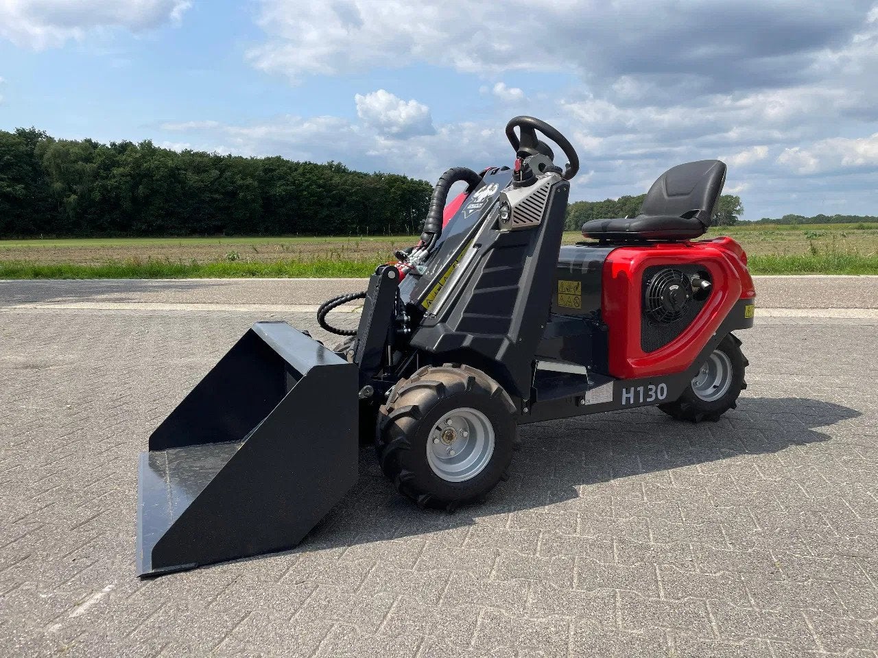 Heracles H130 pro mini shovel NIEUW Benzine, Diesel of Elekt, Wiellader of Shovel