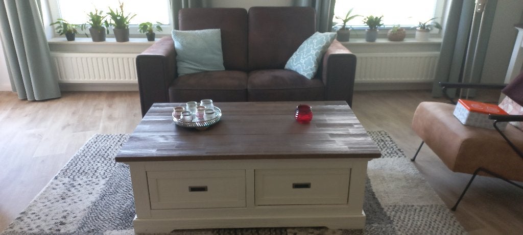 Te koop salontafel, Ophalen, Gebruikt, 100 tot 150 cm, 50 tot 100 cm