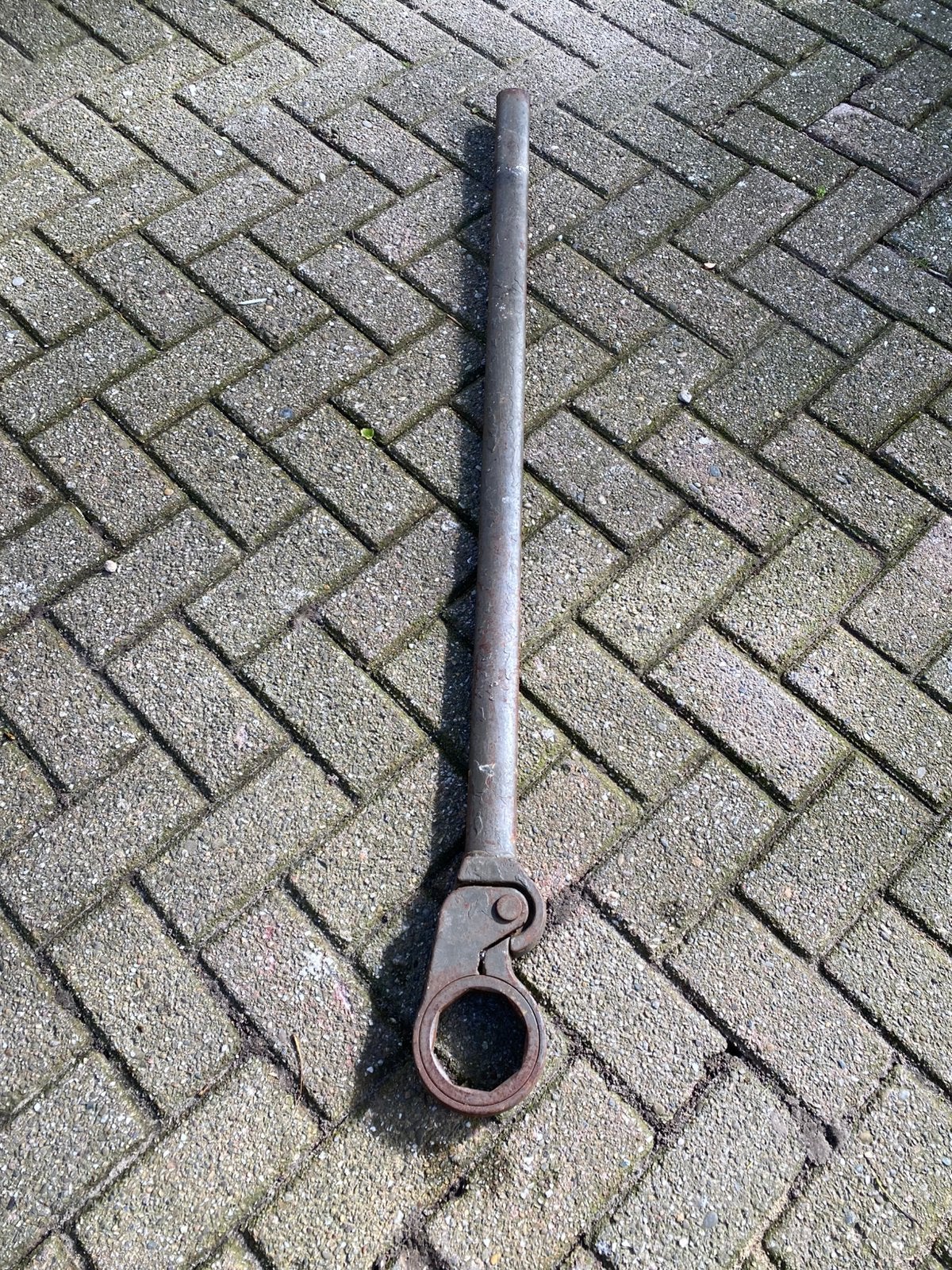 Militaire 7-kant moersleutel 136 cm – 80 mm, Ophalen of Verzenden, Landmacht, Nederland, Overige typen