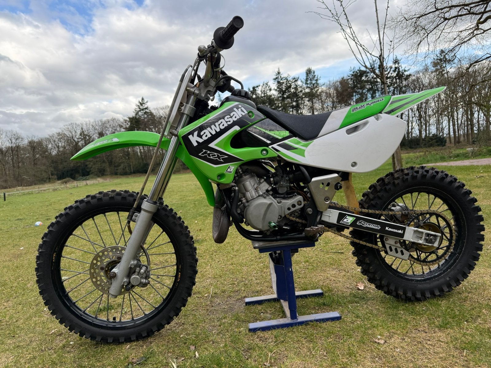Crossmotor Kawasaki 65CC KX65 2004, 6 versnellingen, Gebruikt, 65 cc, Ophalen