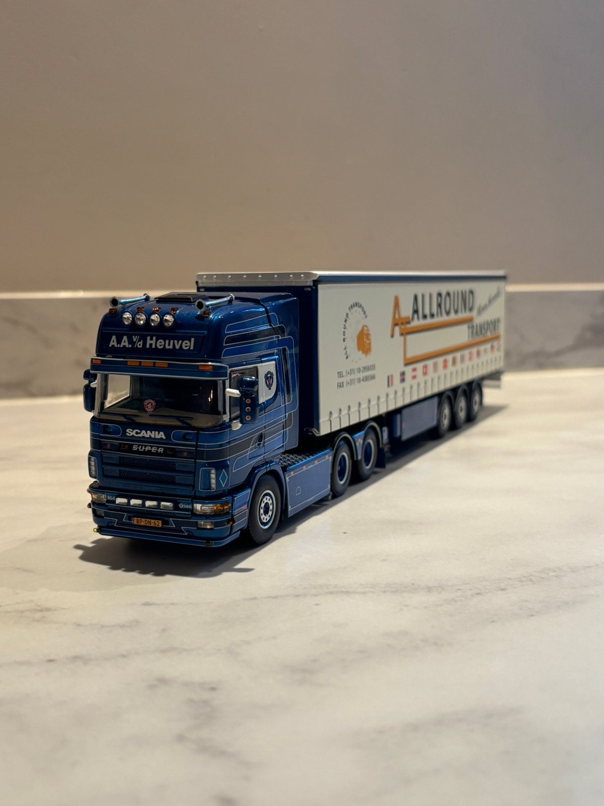 Scania WSI  A.A. vd Heuvel, Ophalen of Verzenden, Zo goed als nieuw, Bus of Vrachtwagen, Wsi