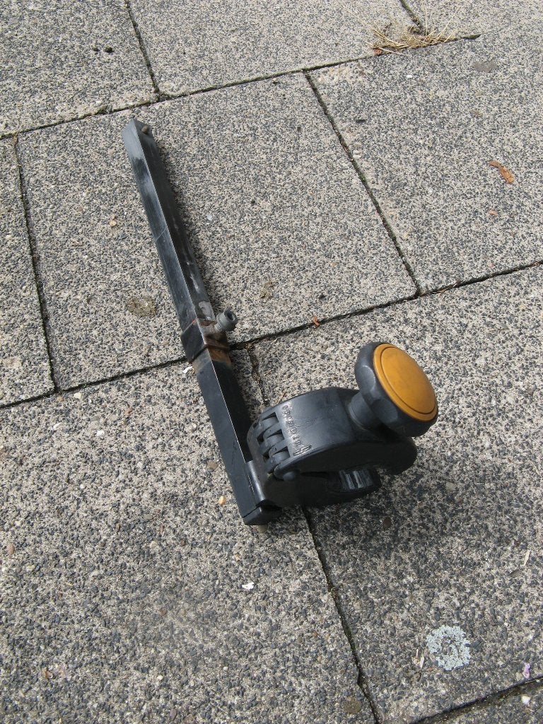 SPINDER Zadelbuisklem met Geleiding, Ophalen, Gebruikt, Trekhaakdrager