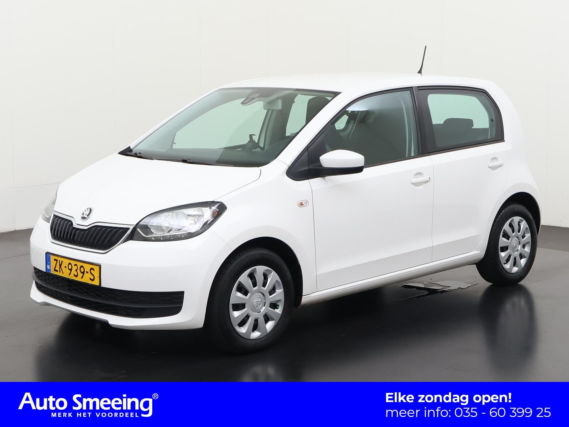 Skoda Citigo 1.0 Greentech Ambition | Airco | Bluetooth | 12, Voorwielaandrijving, 12 maanden, Stof, Gebruikt