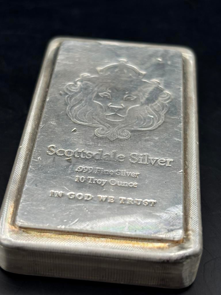 10oz Scottsdale stacker baar .999 -311 gram zilver - baartje, Postzegels en Munten, Ophalen of Verzenden, Zilver