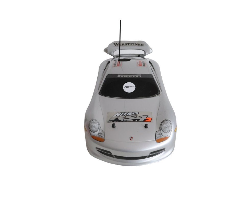 HPI RS4 2 Porsche 1/10 nitro rc auto, Gebruikt, Ophalen of Verzenden, Schaal 1:10, Auto onroad