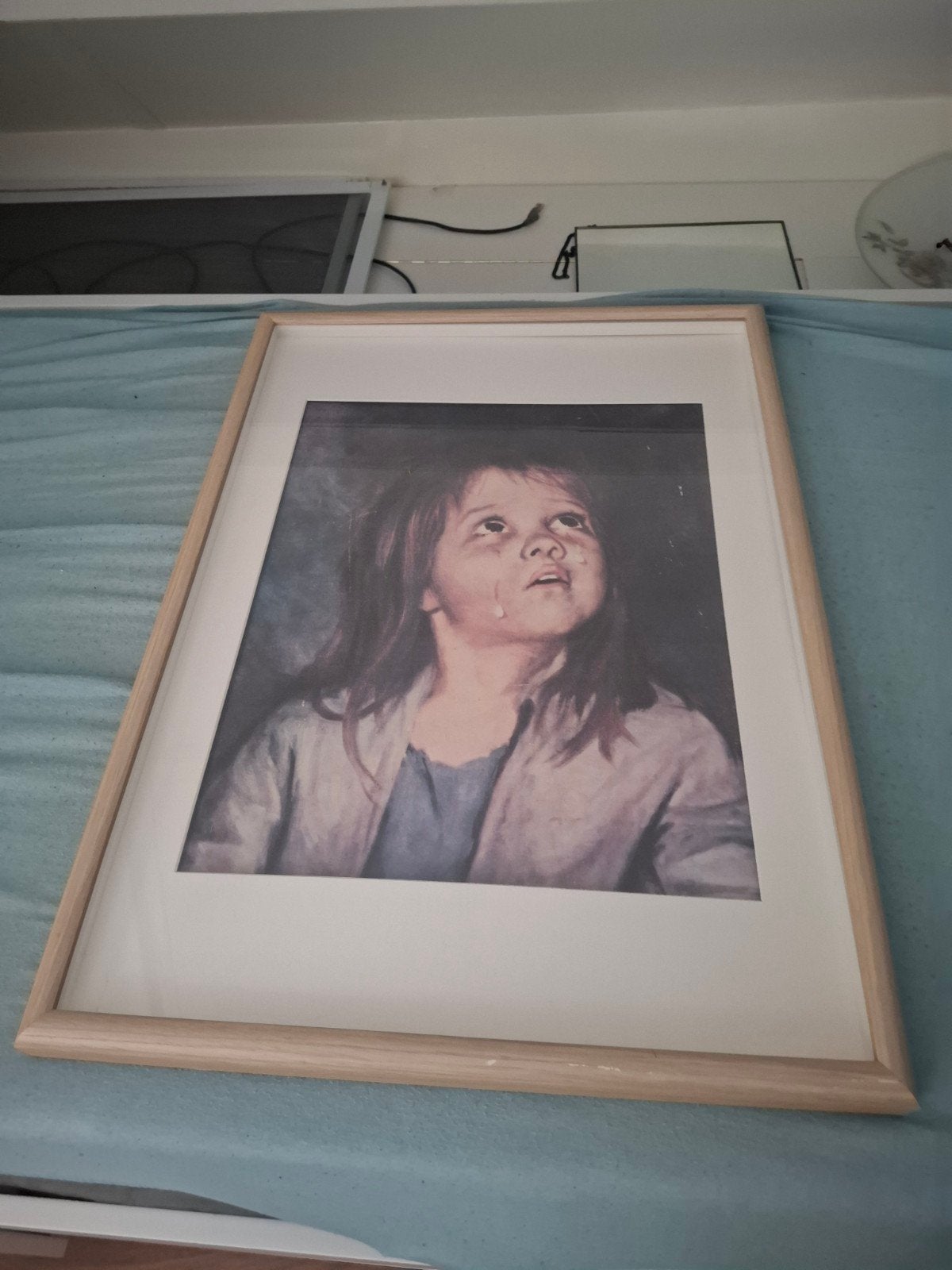 Vintage Giovanni Bragolin - Huilend Kind (50x70 cm), Ophalen