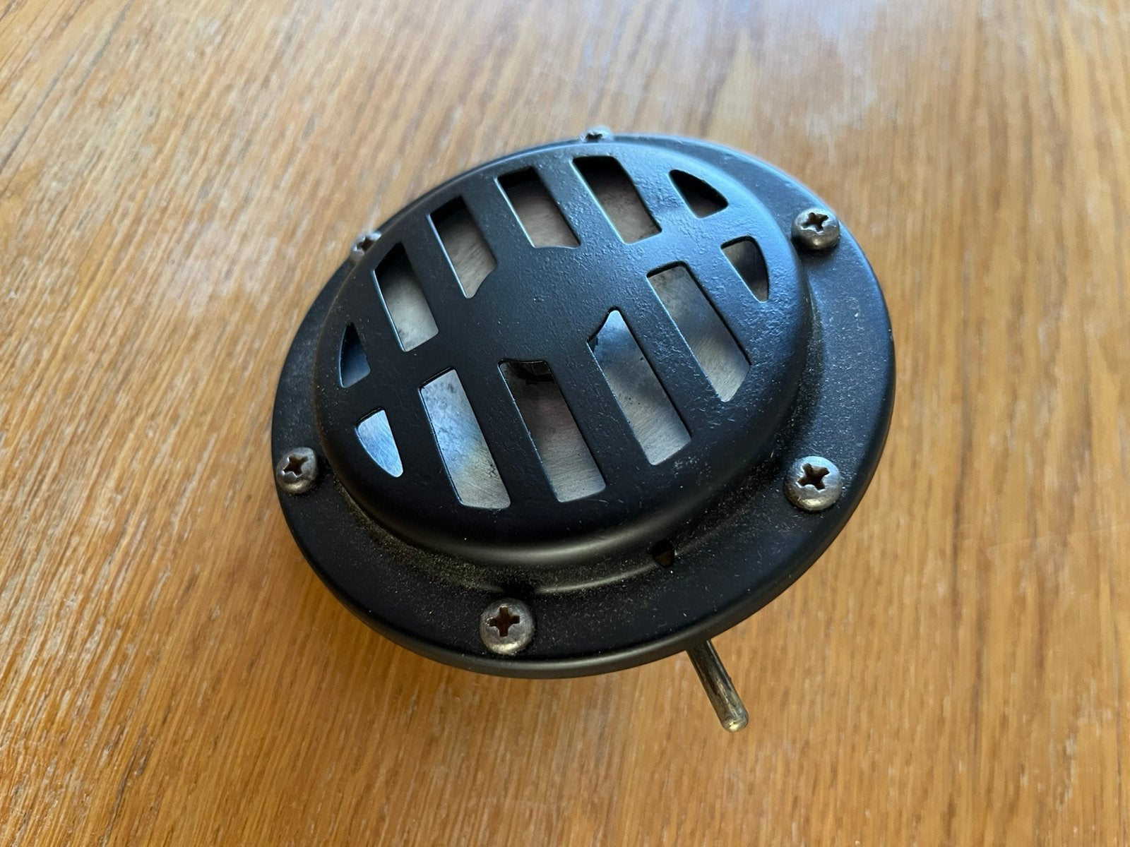 Oude motor claxon, Ophalen, Gebruikt